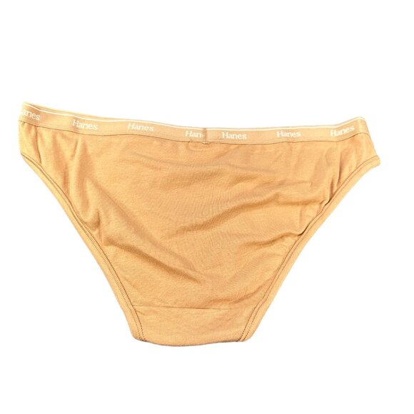 Hanes Women's Size Large Panty Bikini Original Beige New With Tags - Picture 2 of 8